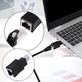 Maxbell Cat6 Ethernet Adapter 8P8C Female to 8P8C Male Connector for Network Routers