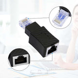 Maxbell Cat6 Ethernet Adapter 8P8C Female to 8P8C Male Connector for Network Routers