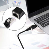 Maxbell Cat6 Ethernet Adapter 8P8C Female to 8P8C Male Connector for Network Routers