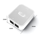Maxbell Gigabit Unmanaged Ethernet Network Switch 2 Port 1000Mbps Sturdy for Home