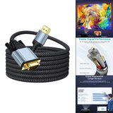Maxbell HDMI to VGA Cable 720P 1080P Male to Male for Notebook Desktop 39.37inch