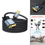 Maxbell HDMI to VGA Cable 720P 1080P Male to Male for Notebook Desktop 78.74inch