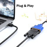 Maxbell Mini DP to DVI Cable DVI Output DP to DVI Cable for Monitor Laptop 100cmx4cmx1.5cm