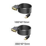 Maxbell Mini DP to DVI Cable DVI Output DP to DVI Cable for Monitor Laptop 100cmx4cmx1.5cm