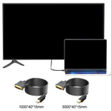 Maxbell Mini DP to DVI Cable DVI Output DP to DVI Cable for Monitor Laptop 100cmx4cmx1.5cm
