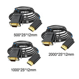 Maxbell VGA Digital to HDMI Analog Video Adapter Cable ,1080P Golden Plating Durable 0.5m