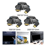 Maxbell VGA Digital to HDMI Analog Video Adapter Cable ,1080P Golden Plating Durable 0.5m