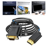 Maxbell VGA Digital to HDMI Analog Video Adapter Cable ,1080P Golden Plating Durable 1m