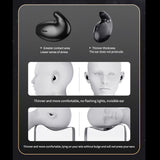 Maxbell Portable Mini Sleeping Earbuds with 500mAh Charging Case for Sleeping Travel White