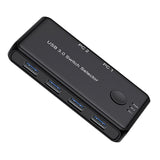 Maxbell USB 3.0 Switcher Selector Two in Four Out, Stable Connection Professional