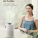 Maxbell Portable Desktop Air Purifiers Air Cleaner for Home Bedroom Pollen