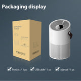 Maxbell Portable Desktop Air Purifiers Air Cleaner for Home Bedroom Pollen