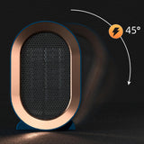 Maxbell Electric Space Heater Adjustable Thermostat for Indoor Use Living Room Green