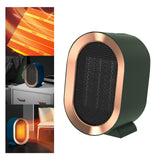 Maxbell Electric Space Heater Adjustable Thermostat for Indoor Use Living Room Green