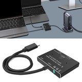 Maxbell USB C Switch Selector 10Gbps Data Transfer for Keyboard Mouse Accessory