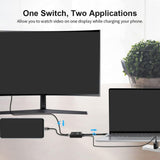 Maxbell USB C Switch Selector 10Gbps Data Transfer for Keyboard Mouse Accessory