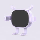 Maxbell Car Charger Bracket Mobile Phone Bracket for 4.7inch-7inch Mobile Phones Purple