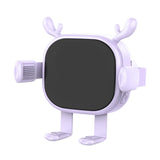 Maxbell Car Charger Bracket Mobile Phone Bracket for 4.7inch-7inch Mobile Phones Purple