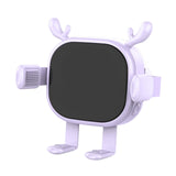 Maxbell Car Charger Bracket Mobile Phone Bracket for 4.7inch-7inch Mobile Phones Purple