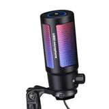 Maxbell USB C Microphone with mute RGB Light Effect for Game Chatting Laptop