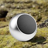 Maxbell Portable Subwoofer Stereo Compact Durable for Sports Travel Camping Silver