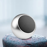 Maxbell Portable Subwoofer Stereo Compact Durable for Sports Travel Camping Silver