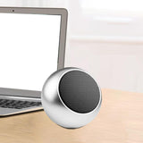 Maxbell Portable Subwoofer Stereo Compact Durable for Sports Travel Camping Silver