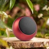 Maxbell Portable Subwoofer Stereo Compact Durable for Sports Travel Camping Red