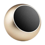 Maxbell Portable Subwoofer Stereo Compact Durable for Sports Travel Camping Gold