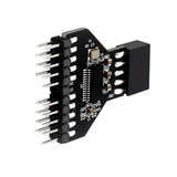 Maxbell USB2.0 Motherboard 9Pin USB Header Female 1 to 2 Male Board Adapter USB Hub