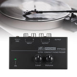 Maxbell PP500 Phono Turntable Preamp Electronic RCA Input RCA/TRS Output Stereo