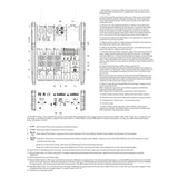 Maxbell 4 Channel Audio Mixer Console Built in Reverb Effect for Power Amplifier