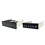 Maxbell 5.25 inch Front Panel USB Hub 4 USB 3.0 Port+2 USB2.0 Port High Speed for PC