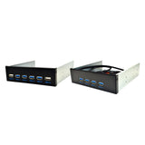 Maxbell 5.25 inch Front Panel USB Hub 4 USB 3.0 Port+2 USB2.0 Port High Speed for PC