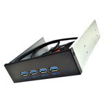 Maxbell Front Panel USB Hub 4 USB 3.0 Port 19 Pin to 4 Interface for Computer PC
