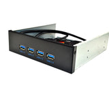 Maxbell Front Panel USB Hub 4 USB 3.0 Port 19 Pin to 4 Interface for Computer PC