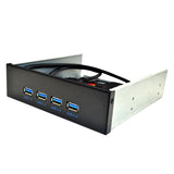Maxbell Front Panel USB Hub 4 USB 3.0 Port 19 Pin to 4 Interface for Computer PC