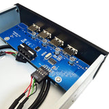 Maxbell Front Panel USB Hub 4 USB 3.0 Port 19 Pin to 4 Interface for Computer PC