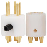 Maxbell 5 Pins Tonearm Plug Din Connector Fast Transmission for Turntable Recorder Male Plug