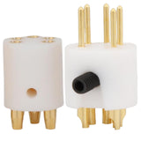 Maxbell 5 Pins Tonearm Plug Din Connector Fast Transmission for Turntable Recorder Male Plug