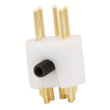Maxbell 5 Pins Tonearm Plug Din Connector Fast Transmission for Turntable Recorder Male Plug