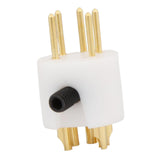 Maxbell 5 Pins Tonearm Plug Din Connector Fast Transmission for Turntable Recorder Male Plug