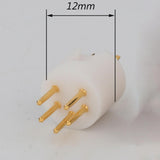 Maxbell 5 Pins Tonearm Plug Din Connector Fast Transmission for Turntable Recorder Male Plug