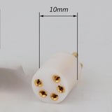 Maxbell 5 Pins Tonearm Plug Din Connector Fast Transmission for Turntable Recorder Female Plug