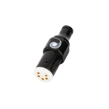 Maxbell HiFi Vinyl LP Phono Black Tonearm Connector 5 Pins Plug for Party