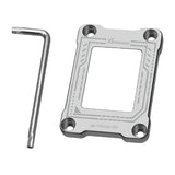 Maxbell CPU Fixing Buckle Lightweight Aluminum Alloy with Wrench for LGA1800 Silver Grey