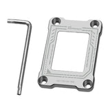 Maxbell CPU Fixing Buckle Lightweight Aluminum Alloy with Wrench for LGA1800 Silver Grey