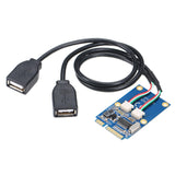 Maxbell Mini Pci-E to USB Adapter Card Conversion Extender Express with USB cables