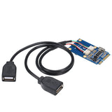 Maxbell Mini Pci-E to USB Adapter Card Conversion Extender Express no  cables