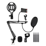 Maxbell Cantilever Mic Stand NB35 Professional Scissor Arm for Radio Broadcasting Option 4